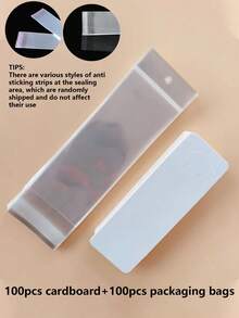 200pcs/198/196/100/98/20/Set Keychain Display Cards, Jewelry Storage Cards, Gift Packaging Label Cards, Keychain Storage Cards, Necklace Display Cards - Multicolor - View 17