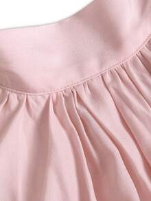 Women's Sweet Romantic Minimalist Vacation Daily Young Elegant Halter Backless Zipper Irregular Hem A-Line Loose Mid-Length Dress, Suitable For Valentine's Day Date - Baby Pink - View 8