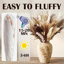 38/50/80/100/110pcs Natural High Quality Reed Grass Decor - Dried Rattan Flowers, Suitable For Home, Wedding, Event And Holiday Decoration (Christmas, Halloween, Easter, Thanksgiving) - Multicolor - View 5