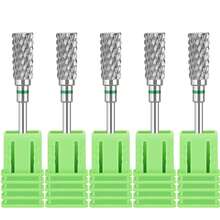 5 Pcs Tungsten Carbide Nail Drill Bits, Suitable For Gel Polish Removal And Nail Polishing, Professional Nail File, Manicure Tools. - Multicolor - View 7