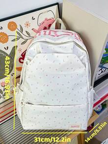 New Stylish High-Quality Large Capacity Multi-Function Elegant Travel Backpack, Suitable For Various Occasions, Autumn/Winter - Pink - View 3