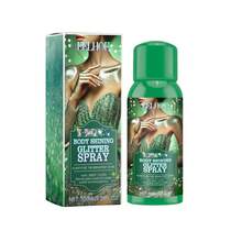 1 Unidad Spray Iluminador Brillo - Brillo Natural y Duradero, Resalta Contornos, Aplica Fácilmente, Ideal para Maquillaje de Fiesta - Verde - Ver 9