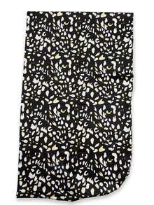 1pc Printed Instant Wear Hijab Underscarf - Black Print - View 4
