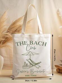 Custom Bachelorette Canvas Tote Bag – Personalized Bach Club Party Gift For Bride & Bridesmaids –Custom Bachelorette Tote Bag,Personalized Bride Gift Bag ,Bridesmaid Party Favor Bag,Bach Club Tote Bag,Custom Wedding Weekend Bag,Reusable Beach Tote,Custom Name Tote Bag - Multicolor - View 11