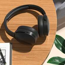 Wireless Over-Ear Bluetooth Headphones, Deep Bass Wireless Headphones With Mic, Noise Isolating, Lightweight Folding HiFi Stereo Headset For Travel/Tablet/PC/Home - 黑色的 - 查看 2