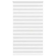 vidaXL Doppelrollo Weiß 135x200 Cm Stoffbreite 130,9 Cm Polyester - one-size - View 2