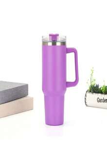 Termo Acero Inoxidable Recipiente Vaso Termico Con Asa 40oz - Lila - Ver 1