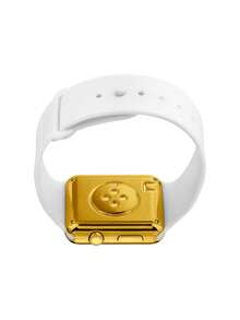 1pc LED Electronic Couple Watch, Casual Sports Style, Suitable As Student Back-To-School Gift - White - View 2