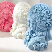 Minimalist Practical Multi-Functional Queen Bee Candle Silicone Mold - White - View 5