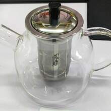1 Set 1800ml (52oz) Glass Teapot With Removable Stainless Steel Infuser, Heat-Resistant Large Capacity Teapot, Handcrafted Floral Loose Leaf Pattern Design, Suitable For Women And Adults, Year-End Promotion Special Offer - Transparent - View 14