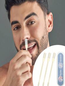 1/2/3/5pcs Nose Hair Trimmer, Double-Sided Blade, 2-In-1 Manual Nose Hair Trimmer, 360° Rotary Nose Hair Shaver, Portable Groomer, Unisex, Gentle Facial Hair Removal Tool With Precise Trimming - Upgraded Version - View 7