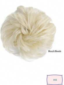 High Temperature Fiber Messy Bun Hair Scrunchie With Hair Ties, Suitable For Various Occasions - Multicolor - View 42