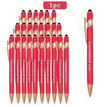 1/5/12/24/36 Pcs Personalized Customized Metal Ballpoint Pens With Stylus Retractable | Custom Engraved Name Date Logo Pens | Smooth Writing Medium Tip Soft Touch Anti-Slip Grip | For Work Office Business Writing Pens | School Student Teacher Pens | Wedding Couple Personalized Pens | Birthday Graduation Gifts | Back-To-School School Supplies Office Essentials | Classroom Dorm Office Conference Use | Mother's Day Gift | Teacher's Day Gift - Màu xanh da trời - Xem 18