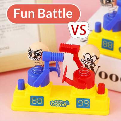 双人打地鼠桌面游戏，红蓝攻防大战，恶作剧游戏，减压游戏，创意礼物