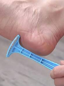 1pc Foot Care Tool, Foot Callus Remover, Ergonomic Design, Durable Handle, Easy To Clean, Pedicure Tool, Heel Scrubber, Professional Home Foot Care Tool, Perfect For Removing Calluses And Cracked Skin, Foot File, Foot Care Tool, Callus Remover - A - View 2