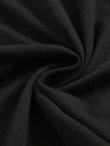 Black Shirt,Anime Character Pattern Shirt, The Ants King T-Shirt, Vintage And Stylish Casual T-Shirt, Y2K, Streetwear, Suitable For Both Men And Women. - 黑色 - 查看 4