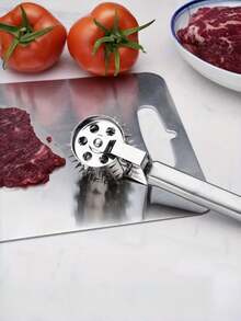 Stainless Steel Meat Tenderizer, Multi-Functional Meat Tenderizing And Cutting Tendon Tool - Multicolor - View 10