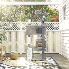 Cat Trees & Condos - Light Grey - View 5