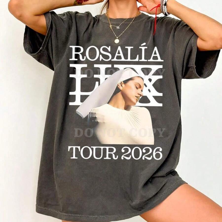 Comfort  LUX Tour 2026 T-SHIRT - Black - View 1