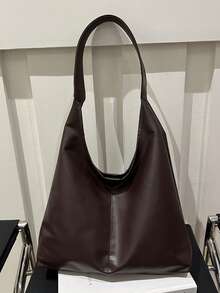 Fashionable Large Capacity Shoulder Tote Bag For Women, Design - Coffee - View 8