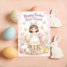 Customized Easter Cards, Customized Wedding Greeting Cards, Mother's Day Cards, Birthday Cards, Thank You Cards, Party, Birthday, Wedding Season, Gift Message Cards, Postcards, Wedding Cards, Love Letters, Wedding Season, Easter, Valentine's Day - Easter Card 10x14cm - View 3