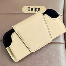Clip ajustable para visera de sol del coche, apto para la visera del sol | Ajuste , disponible en varios colores (negro, marrón, gris) - Opción ideal para la decoración del interior del coche - Multicolor - Ver 12