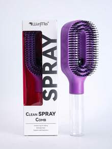 CTZIHGAO 2-In-1 Spray Hair Brush, With Refillable Water Tank, Professional Spray Styling & Care Brush, Soft Bristle Spray Hair Brush, Wet & Dry Use, Spray Hair Brush For Curling, Volumizing Styling And Daily Hair Care - Multicolor - View 16