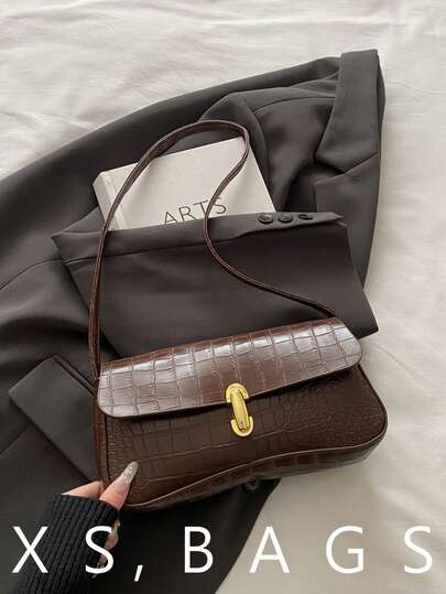 优雅简约设计，清新优质韩版新款秋季女士可锁手提包/单肩包