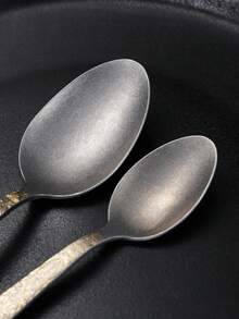 4pcs Stainless Steel Totem Patterned Knife, Fork And Spoon Set, Luxury Tableware Set - Multicolor - View 8