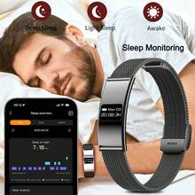 Vòng đeo tay thông minh thời trang mới GUHUAVMI 2026 dành cho nam và nữ, thiết kế cong siêu mỏng, nhắc nhở cuộc gọi, theo dõi giấc ngủ, hơn 170 chế độ thể thao, theo dõi hoạt động, đồng hồ theo dõi thể dục, chống nước IPX8, đồng hồ thông minh cho nam, đồng hồ thông minh cho nữ, quà sinh nhật - quà kỷ niệm hoàn hảo cho các cặp đôi, món quà tốt nhất cho người đam mê thể dục. - Nhiều màu - Xem 6