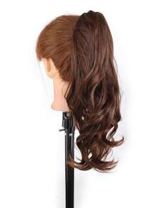Layered Half-Up Ponytail Synthetic Wig, Realistic Hair, Relaxed Waterfall Wig Ponytail - Multicolor - View 9