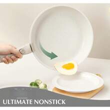 17 PCS Pots And Pan Set, Nonstick Cookware Set Detachable Handle, Induction Kitchen Cookware Sets Non Stick With Removable Handle, RV Cookware Set, White - 17PCS - View 8