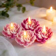 心形花朵香氛手工皂，硅胶蜡烛模具DIY，香石，石膏，树脂花朵硅胶模具 - GL803-2 - 查看 2