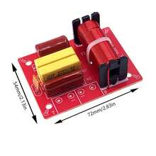 80W Tablero Divisor de Frecuencia Del Altavozódulo de 2 Vías de Alta Fidelidad de Audio Cruce de Frecuencia Del Filtro Distribuidor G0CI - 1 - Ver 3