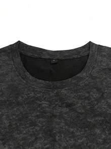 Camiseta de Manga Corta para Hombre, Versátil y a la Moda, con Slogan en Inglés "TOKYO" y Elemento de Tokio Impreso - Negro 2 - Ver 6