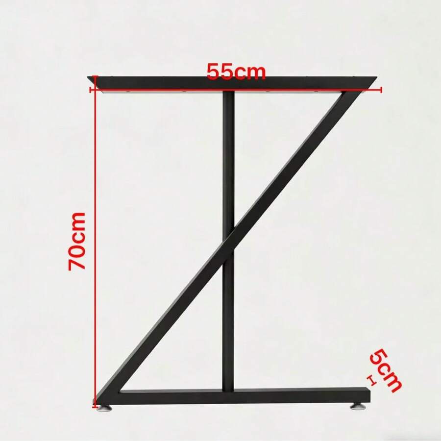 Metal Leg Bracket, Iron Artistic Desk Legs, Dresser Vanity Table Legs, Dining Table Legs, Bar Table Legs - A - View 1