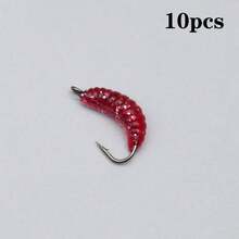 100/50/20pcs Soft Bionic Fishing Lures: Ultimate Trout, Crab And Carp Baits! Fishing - Yellow - View 20