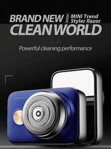 SKYWORTH 350mAh High Capacity Battery Electric Shaver, IPX7 Waterproof, Wet & Dry Use, Fully Washable, 1 Stainless Steel Blade, One-Touch Instant Start - Multicolor - View 4