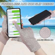 3-4 Pairs Sun Gloves For Women UV Protection Driving Gloves Non Slip Summer Sun Protection Gloves For Women Outdoor - 多色 B3 件 - 查看 3
