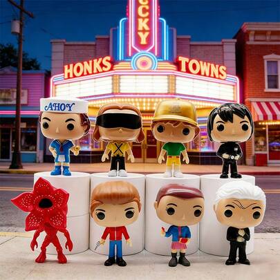 Theme Collectible Figurine Set - Various Popular Style Classic Character Sculptures, High-Quality Durable PVC Material, Premium Fan Merchandise, Suitable For Desktop Display, Shelving Decoration And Home Accents, Ideal Gift For Fans, Doll Collectors, Pop Culture Enthusiasts And Lifestyle Connoisseurs