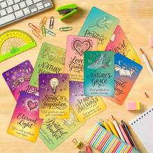 Gratitude Journal Prompt Cards - 18 Gentle Reminders To "Nurture" & "Receive", Healing Tool For Anxiety Relief, Happiness Practice & Emotional Well-Being,Inspirational Cards - 18Pcs - View 5