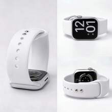 1条硅胶运动表带，兼容38mm、40mm、41mm、42mm、44mm、45mm、49mm表带，柔软防水腕带，适用于 Series 11、10、9、Ultra、8、SE、7、6、5、4、3，男女通用 - 38mm/40mm/41mm - 查看 9