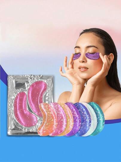 20 piezas (10 pares) Mascarilla de gel para ojos, Almohadillas de enfriamiento para ojos, Adecuado para el cuidado de los ojos, Círculos oscuros, Suavizado de líneas finas, Para hombres y mujeres, Un regalo ideal para mujeres. Los parches para ojos son regalos perfectos para el Día de San Valentín, el Día de la Madre, Halloween, Navidad, Viajes, Cumpleaños y otras ocasiones.