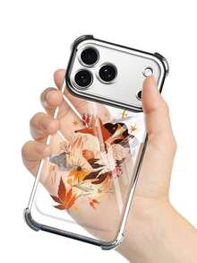 Phone Case For IPhone 17 Pro Max And 17 Air: Highly Transparent, Shockproof, With Four Corner Protection Bands And Deer Motif. - 金色 - 查看 12
