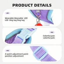 UNA MASCOTA Pet Collars, Leashes & Harnesses Sets - Violet Purple - View 4