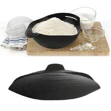 多功能硅胶烤盘，家用厨房烘焙工具，面包烤盘，烤盘 - 黑色 - 查看 3