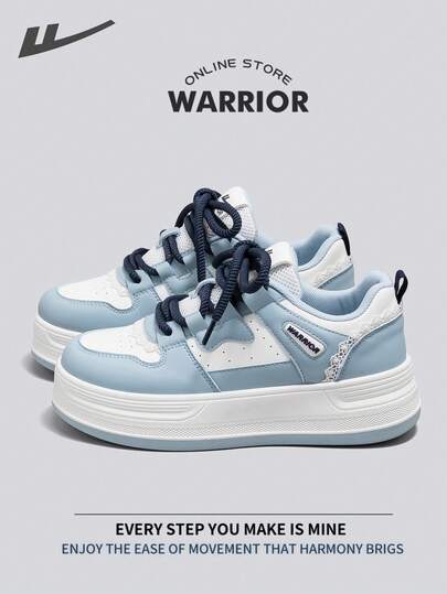  Warrior Women's Board Shoes Spring And Autumn Comfortable Modest Style Casual Yet Sleek Sneakers Applicable Throughout The Year Wear-Resisting All-Day Wear Training Sneakers Running Shoes