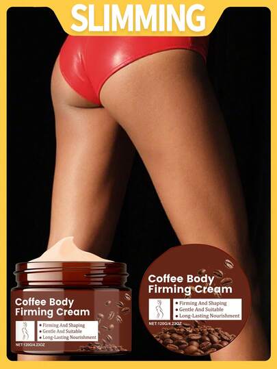 1盒（120克）咖啡香型塑身霜，包含腹部、手臂和大腿塑身霜。滋润并滋养肌肤，令肌肤呈现自然柔嫩光泽。质地轻盈顺滑，易于吸收。适合日常身体护理，方便随身携带。
