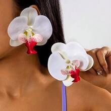 4pcs Floral Hair Clips, 4pcs Artificial Flower Hair Clips, Hibiscus & Lotus Flower Hair Clips, Suitable For Holiday, Beach Party, Summer Tropical Flower Hair Accessories, Great Gift For Girls, Claw Clips, Hair Claws, Hair Clips, Head Accessories - Multicolor - View 20
