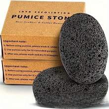 1pc Natural Volcanic Pumice Stone Foot Scrubber, Callus & Dead Skin Remover, Home Spa Foot Care Tool With Hanging String - A - View 4